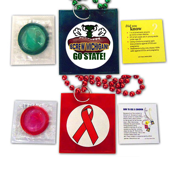 Carnival Condom Mardi Gras Beads – Patent #D484,065